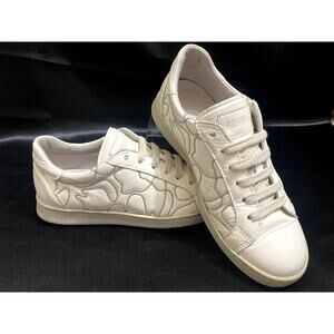 Brunello Cucinelli Beaded White Leather Sneakers Women EU 36 US 6 Made in Italy